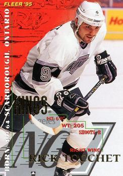 #100 Rick Tocchet - Los Angeles Kings - 1994-95 Fleer Hockey