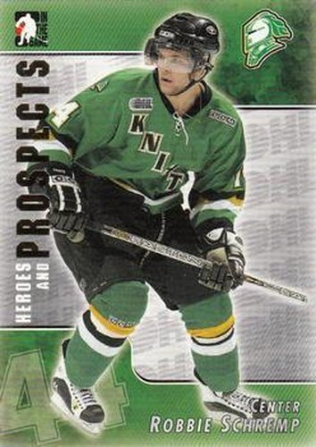 #100 Rob Schremp - London Knights - 2004-05 In The Game Heroes and Prospects Hockey