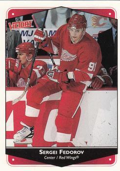 #100 Sergei Fedorov - Detroit Red Wings - 1999-00 Upper Deck Victory Hockey