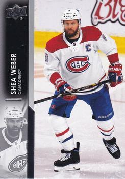 #100 Shea Weber - Montreal Canadiens - 2021-22 Upper Deck Hockey
