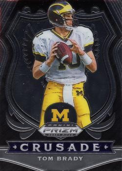 #100 Tom Brady- Michigan Wolverines - 2020 Panini Prizm Draft Picks Football