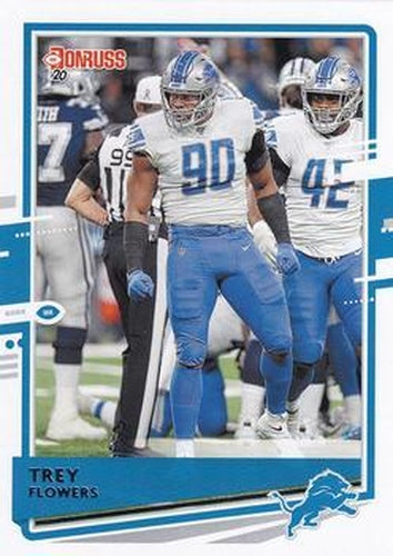 #100 Trey Flowers - Detroit Lions - 2020 Donruss Football
