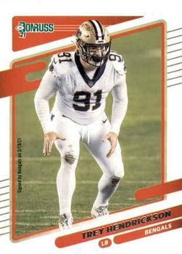 #100 Trey Hendrickson - Cincinnati Bengals - 2021 Donruss Football