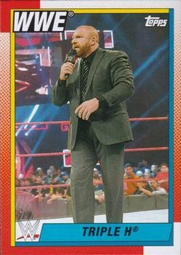 #100 Triple H - 2021 Topps Heritage WWE Wrestling
