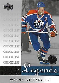 #100 Wayne Gretzky - Edmonton Oilers - 2001-02 Upper Deck Legends Hockey