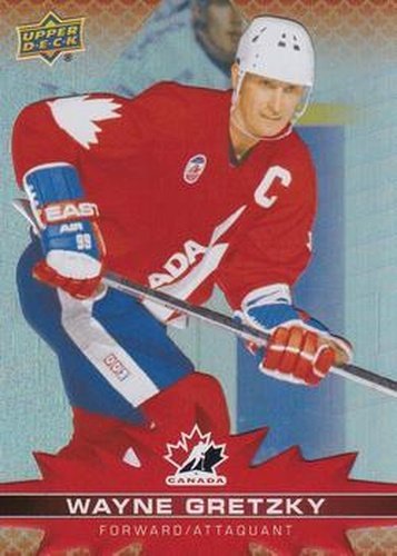 #100 Wayne Gretzky - Canada - 2021-22 Upper Deck Tim Hortons Team Canada Hockey