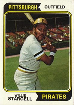 #100 Willie Stargell - Pittsburgh Pirates - 1974 Topps Baseball