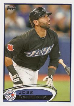 #100 Jose Bautista - Toronto Blue Jays - 2012 Topps Baseball