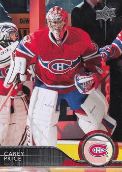 #100 Carey Price - Montreal Canadiens - 2014-15 Upper Deck Hockey