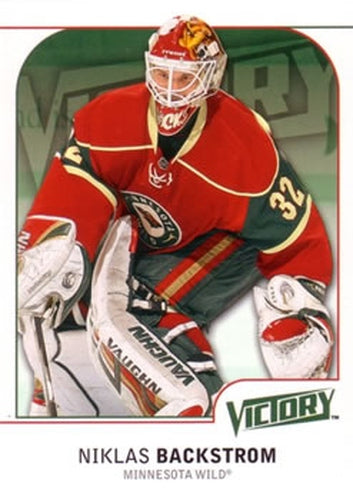 #100 Niklas Backstrom - Minnesota Wild - 2009-10 Upper Deck Victory Hockey