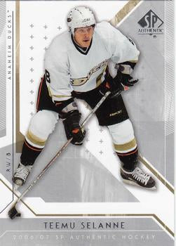 #100 Teemu Selanne - Anaheim Ducks - 2006-07 SP Authentic Hockey