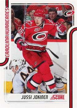 #100 Jussi Jokinen - Carolina Hurricanes - 2011-12 Score Hockey