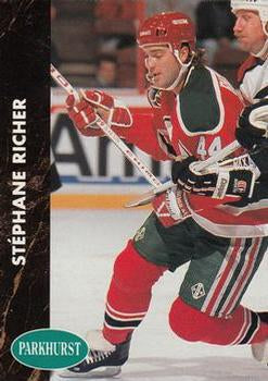 #100 Stephane Richer - New Jersey Devils - 1991-92 Parkhurst Hockey