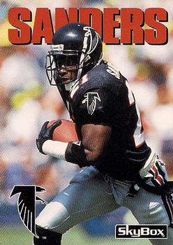 #100 Deion Sanders - Atlanta Falcons - 1992 SkyBox Impact Football