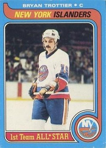 #100 Bryan Trottier - New York Islanders - 1979-80 O-Pee-Chee Hockey