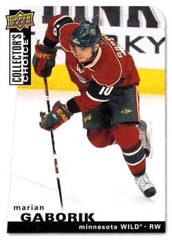 #100 Marian Gaborik - Minnesota Wild - 2008-09 Collector's Choice Hockey