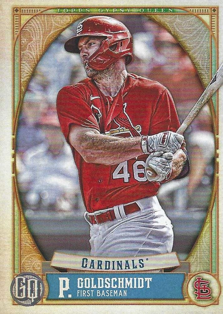 #100 Paul Goldschmidt - St. Louis Cardinals - 2021 Topps Gypsy Queen Baseball