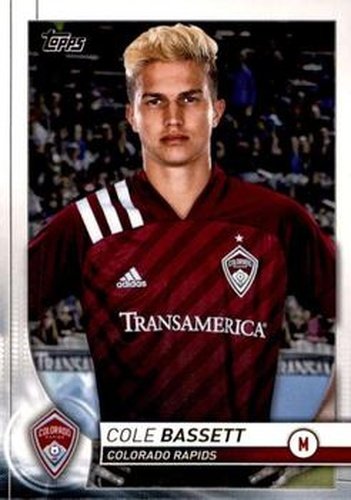 #100 Cole Bassett - Colorado Rapids - 2020 Topps MLS Soccer