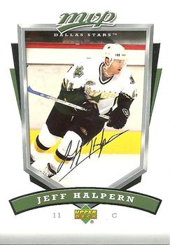 #100 Jeff Halpern - Dallas Stars - 2006-07 Upper Deck MVP Hockey