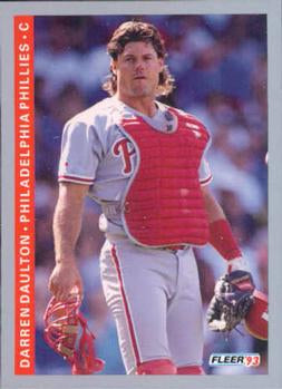 #100 Darren Daulton - Philadelphia Phillies - 1993 Fleer Baseball