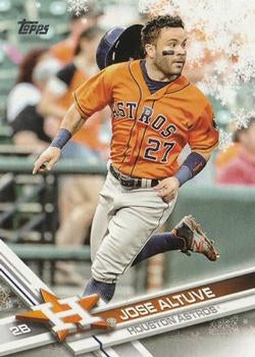 #HMW100 Jose Altuve - Houston Astros - 2017 Topps Holiday Baseball