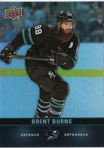 #100 Brent Burns - San Jose Sharks - 2019-20 Upper Deck Tim Hortons Hockey