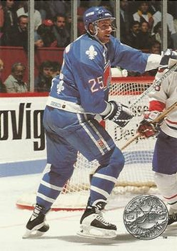 #100 Stephane Morin - Quebec Nordiques - 1991-92 Pro Set Platinum Hockey