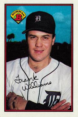 #100 Frank Williams - Detroit Tigers - 1989 Bowman Baseball
