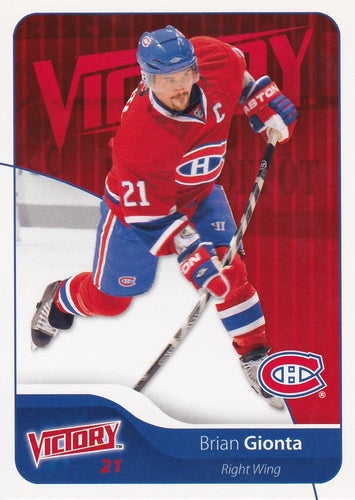 #100 Brian Gionta - Montreal Canadiens - 2011-12 Upper Deck Victory Hockey