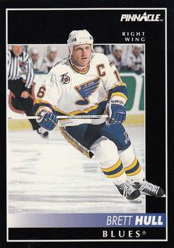 #100 Brett Hull - St. Louis Blues - 1992-93 Pinnacle Canadian Hockey