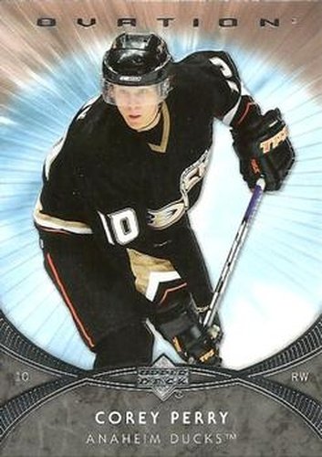 #100 Corey Perry - Corey Perry - 2007-08 Upper Deck Ovation Hockey