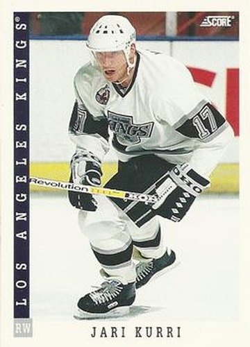 #100 Jari Kurri - Los Angeles Kings - 1993-94 Score Canadian Hockey