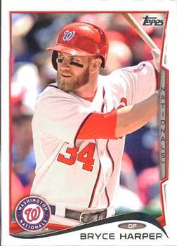 #100a Bryce Harper - Washington Nationals - 2014 Topps Baseball