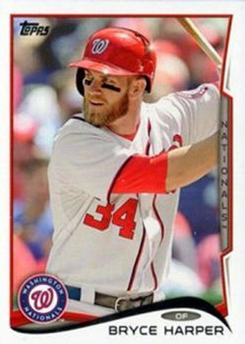 #100b Bryce Harper - Washington Nationals - 2014 Topps Baseball