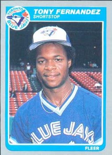 #103 Tony Fernandez - Toronto Blue Jays - 1985 Fleer Baseball