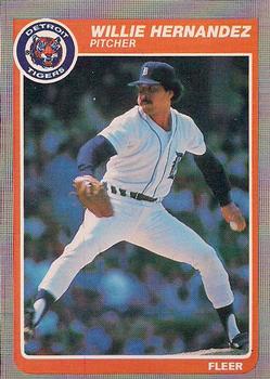#10 Willie Hernandez - Detroit Tigers - 1985 Fleer Baseball