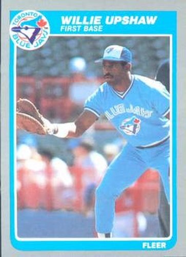 #118 Willie Upshaw - Toronto Blue Jays - 1985 Fleer Baseball
