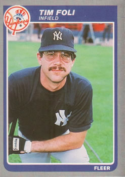 #126 Tim Foli - New York Yankees - 1985 Fleer Baseball