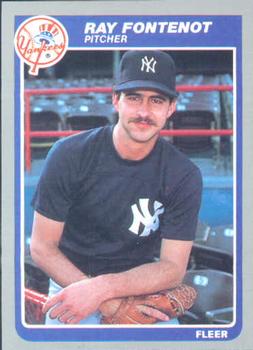 #127 Ray Fontenot - New York Yankees - 1985 Fleer Baseball