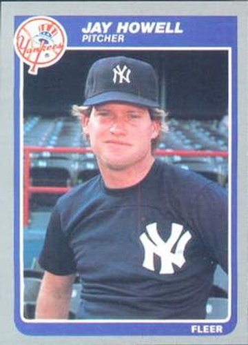 #131 Jay Howell - New York Yankees - 1985 Fleer Baseball