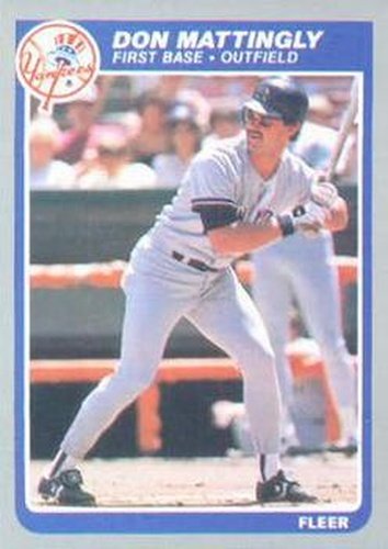 #133 Don Mattingly - New York Yankees - 1985 Fleer Baseball