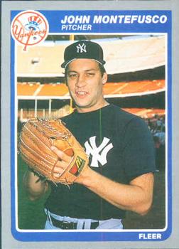 #135 John Montefusco - New York Yankees - 1985 Fleer Baseball