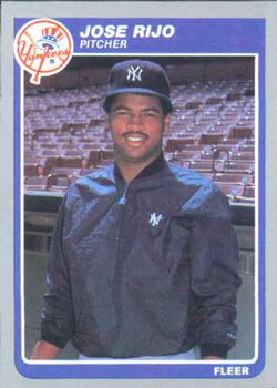 #143 Jose Rijo - New York Yankees - 1985 Fleer Baseball