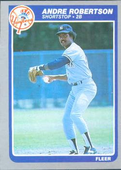 #144 Andre Robertson - New York Yankees - 1985 Fleer Baseball
