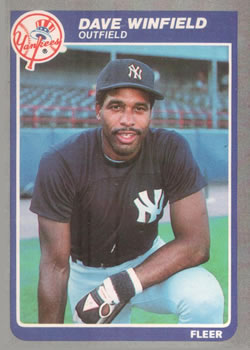 #146 Dave Winfield - New York Yankees - 1985 Fleer Baseball