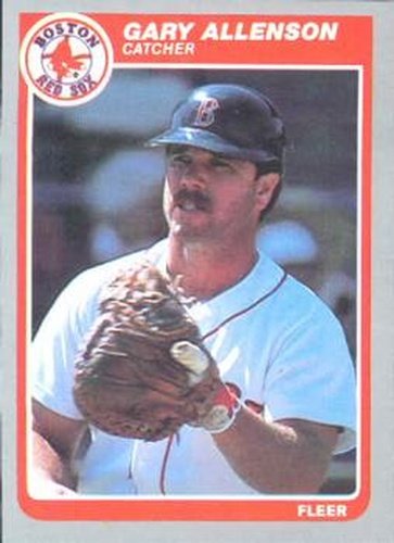 #148 Gary Allenson - Boston Red Sox - 1985 Fleer Baseball