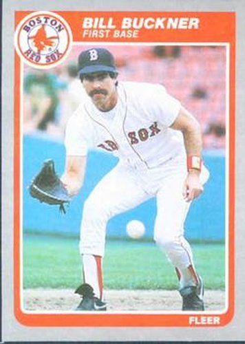 #153 Bill Buckner - Boston Red Sox - 1985 Fleer Baseball