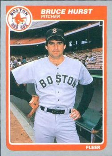 #161 Bruce Hurst - Boston Red Sox - 1985 Fleer Baseball