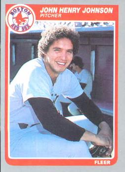#162 John Henry Johnson - Boston Red Sox - 1985 Fleer Baseball