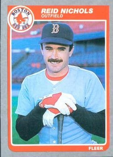 #164 Reid Nichols - Boston Red Sox - 1985 Fleer Baseball